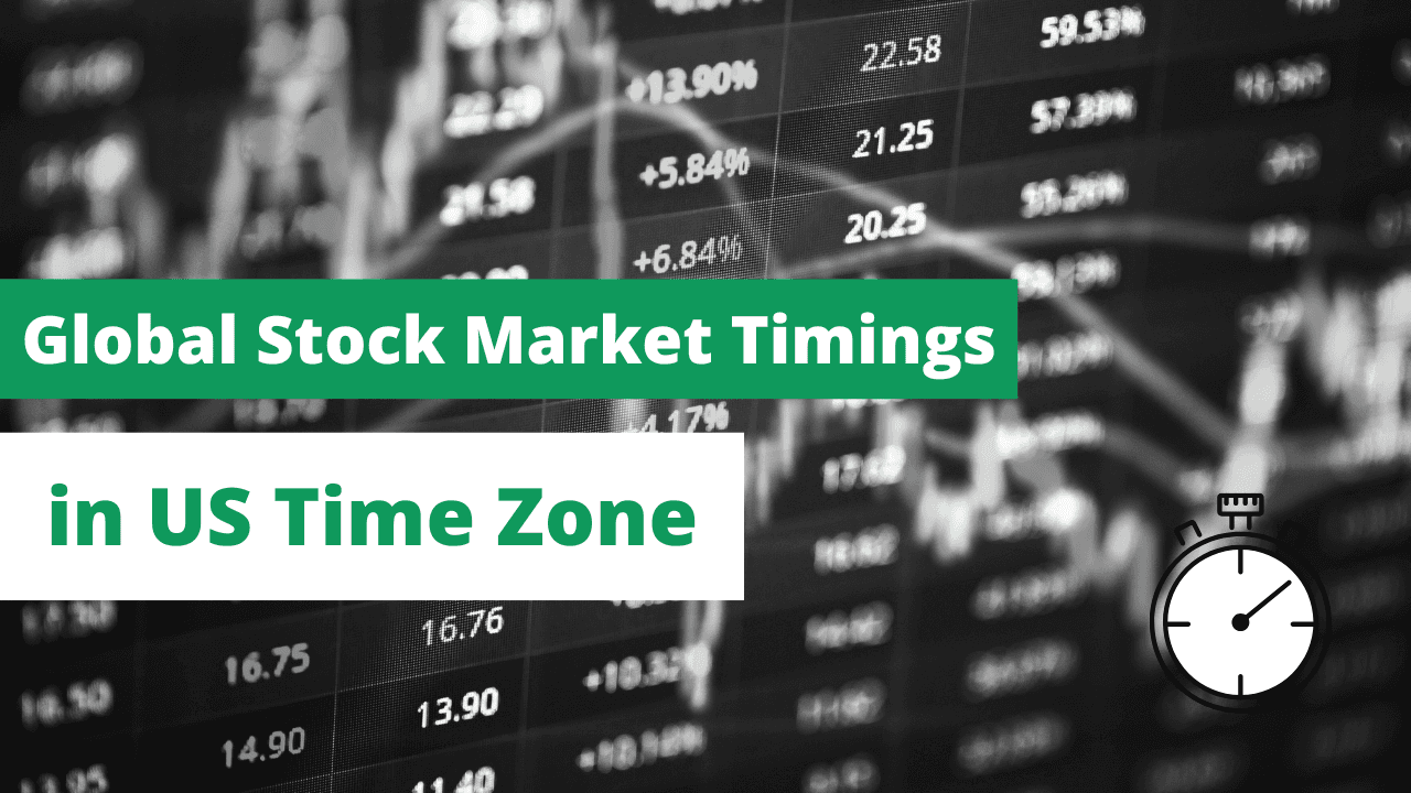 Global Stock Market Timings in US Time Zone